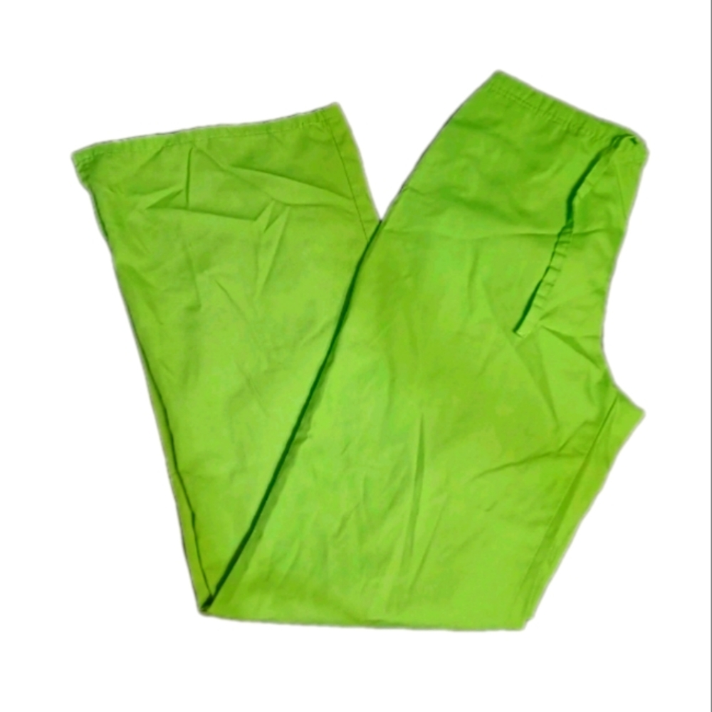 Womens Lime Green Scrub Pants